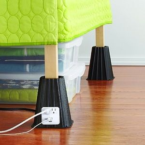 Bed Risers with Sockets